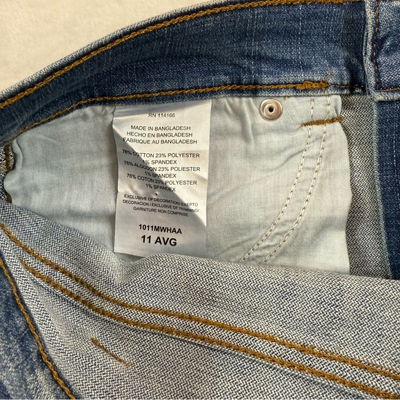 Texas Longhorns Wrangler Denim Blue Jean Cutoff Distressed Shorts Women's Sz 11 - Picture 4 of 11